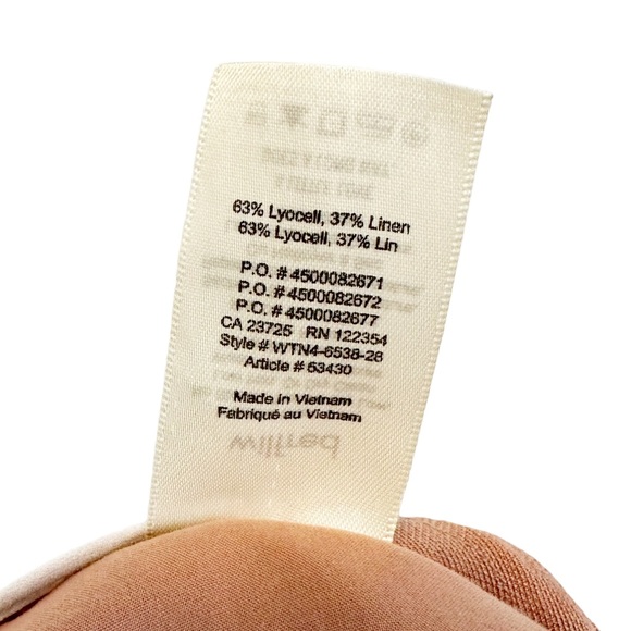 Aritzia | Wilfred | Allegra Linen Blend Short Size 0 *Missing Drawstring* - Picture 9 of 13